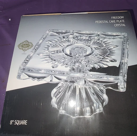 Godinger Dining Shannon Crystal By Godinger Inch Square Cake